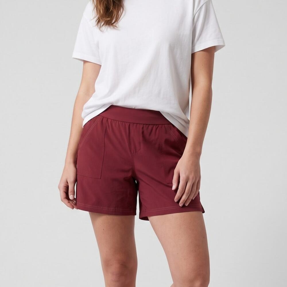 Avalanche Womens Medium Shorts Rust Red Polyester Spandex